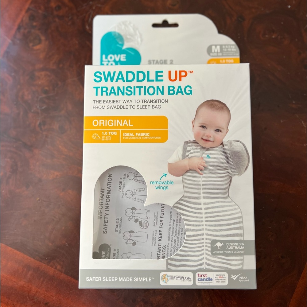 Swaddle up transition bag